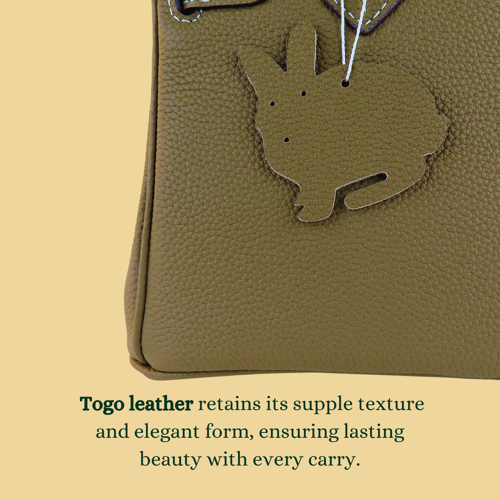 [BK-1] 20CM/25CM BRKN INSPIRED TOGO COWHIDE LEATHER HANDBAG