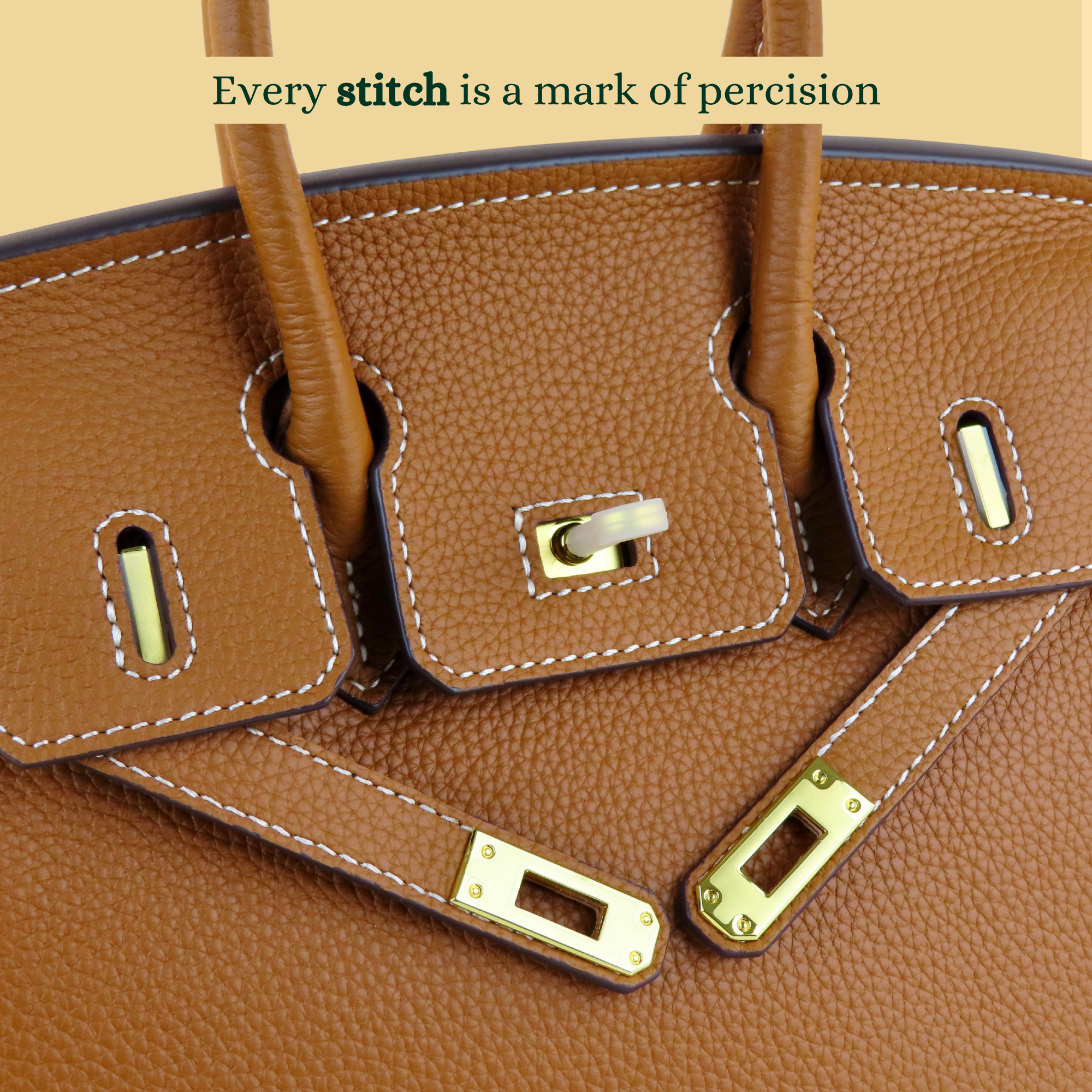 [BK-1] 20CM/25CM BRKN INSPIRED TOGO COWHIDE LEATHER HANDBAG