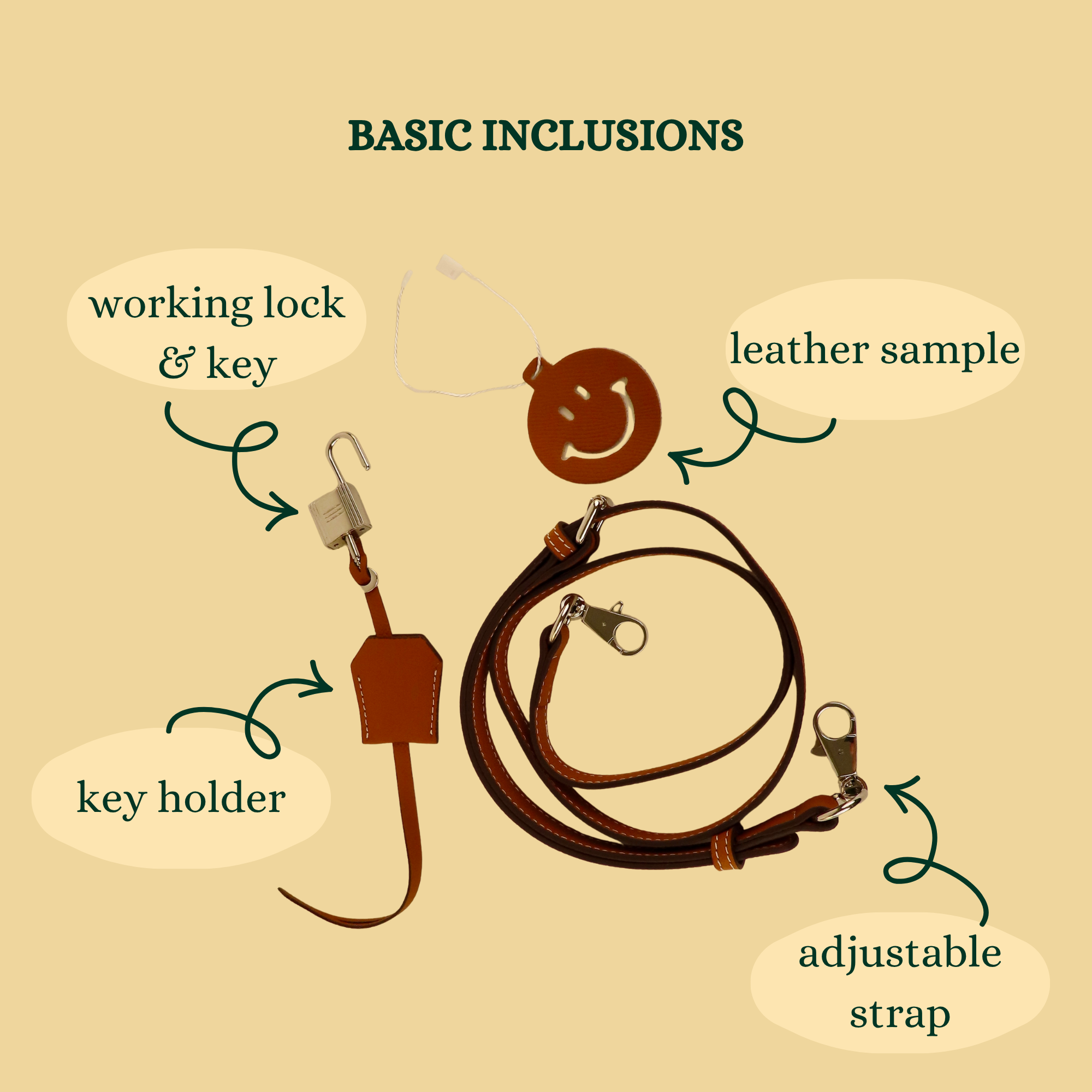 [KL-1] 22CM/25CM K||Y INSPIRED EPSOM COWHIDE LEATHER HANDBAG