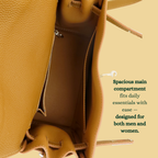 [KM-2] 25CM COWHIDE TOGO LEATHER K||Y INSPIRED UNISEX CROSS-BODY BAG