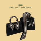 [KL-1] 22CM/25CM K||Y INSPIRED EPSOM COWHIDE LEATHER HANDBAG