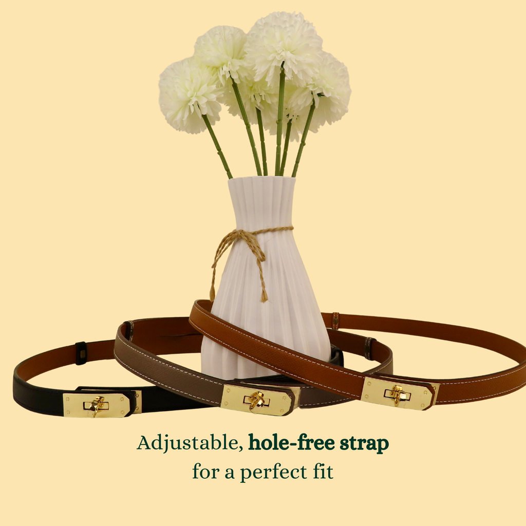 [EB-1]  EPSOM COWHIDE LEATHER BELT/ WALLET BAG