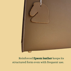 [KL-1] 22CM/25CM K||Y INSPIRED EPSOM COWHIDE LEATHER HANDBAG