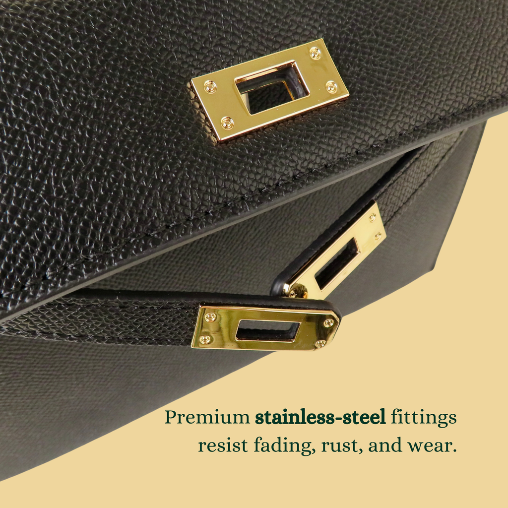 [KL-1] 22CM/25CM K||Y INSPIRED EPSOM COWHIDE LEATHER HANDBAG