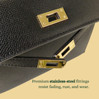 [KL-1] 22CM/25CM K||Y INSPIRED EPSOM COWHIDE LEATHER HANDBAG