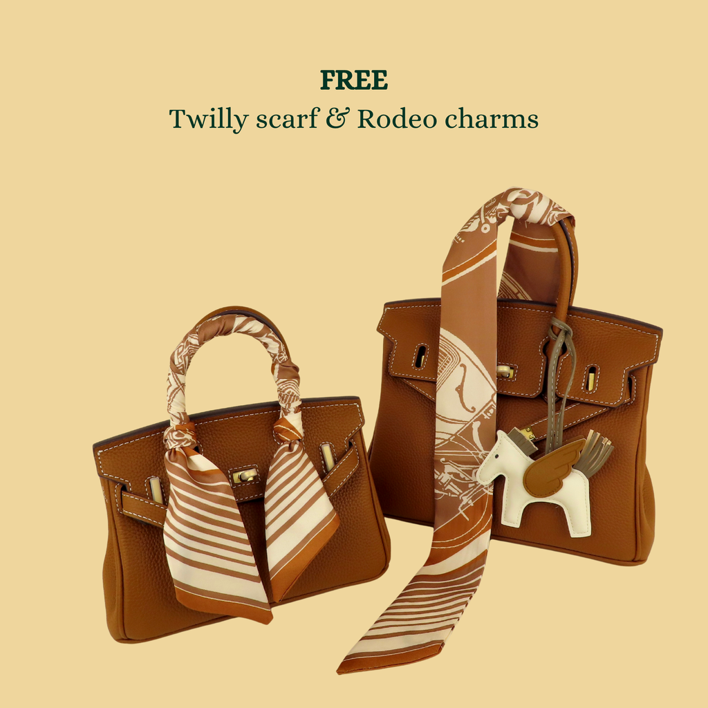 [BK-1] 20CM/25CM BRKN INSPIRED TOGO COWHIDE LEATHER HANDBAG