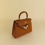 [KL-1] 22CM/25CM K||Y INSPIRED EPSOM COWHIDE LEATHER HANDBAG