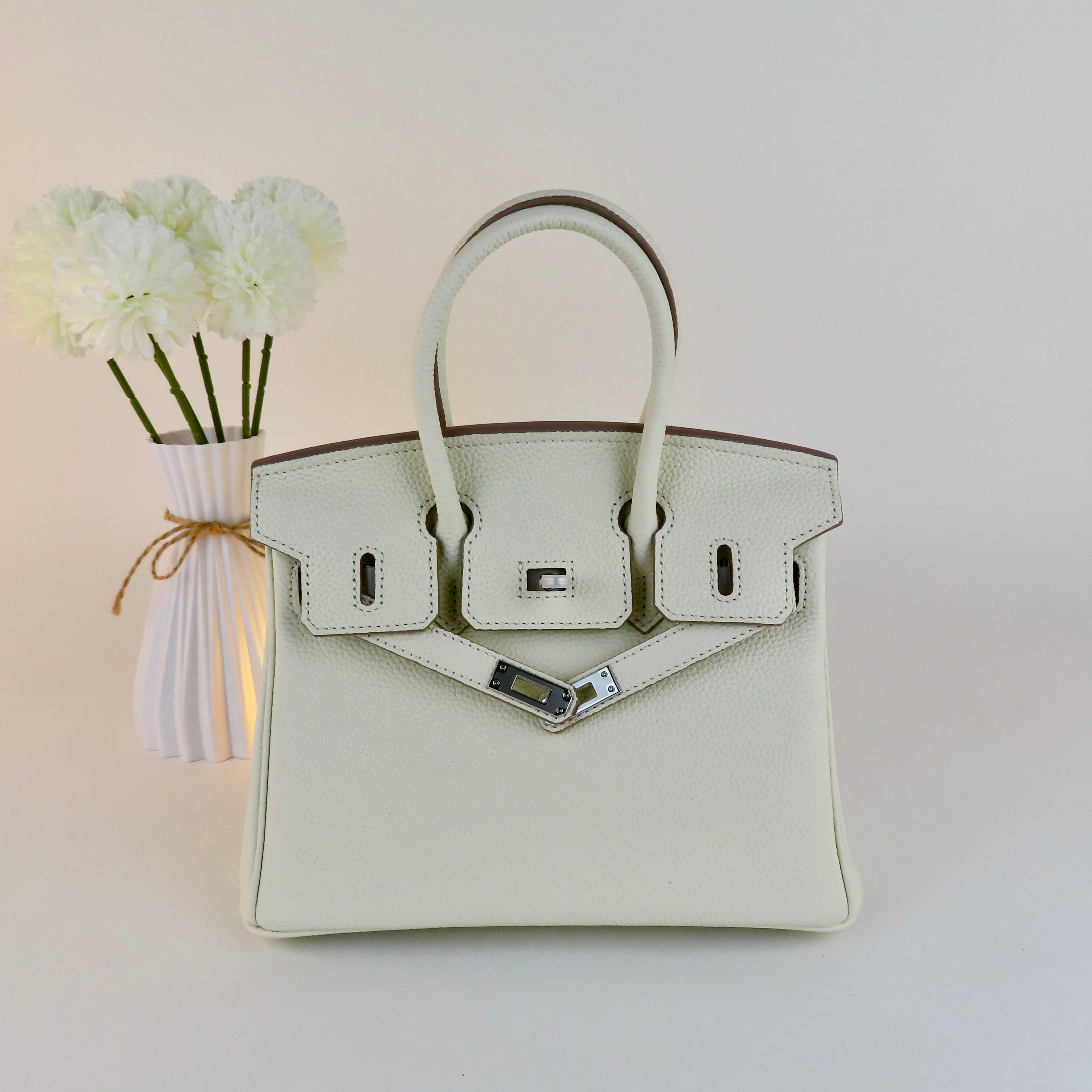 [BK-1] 20CM/25CM BRKN INSPIRED TOGO COWHIDE LEATHER HANDBAG