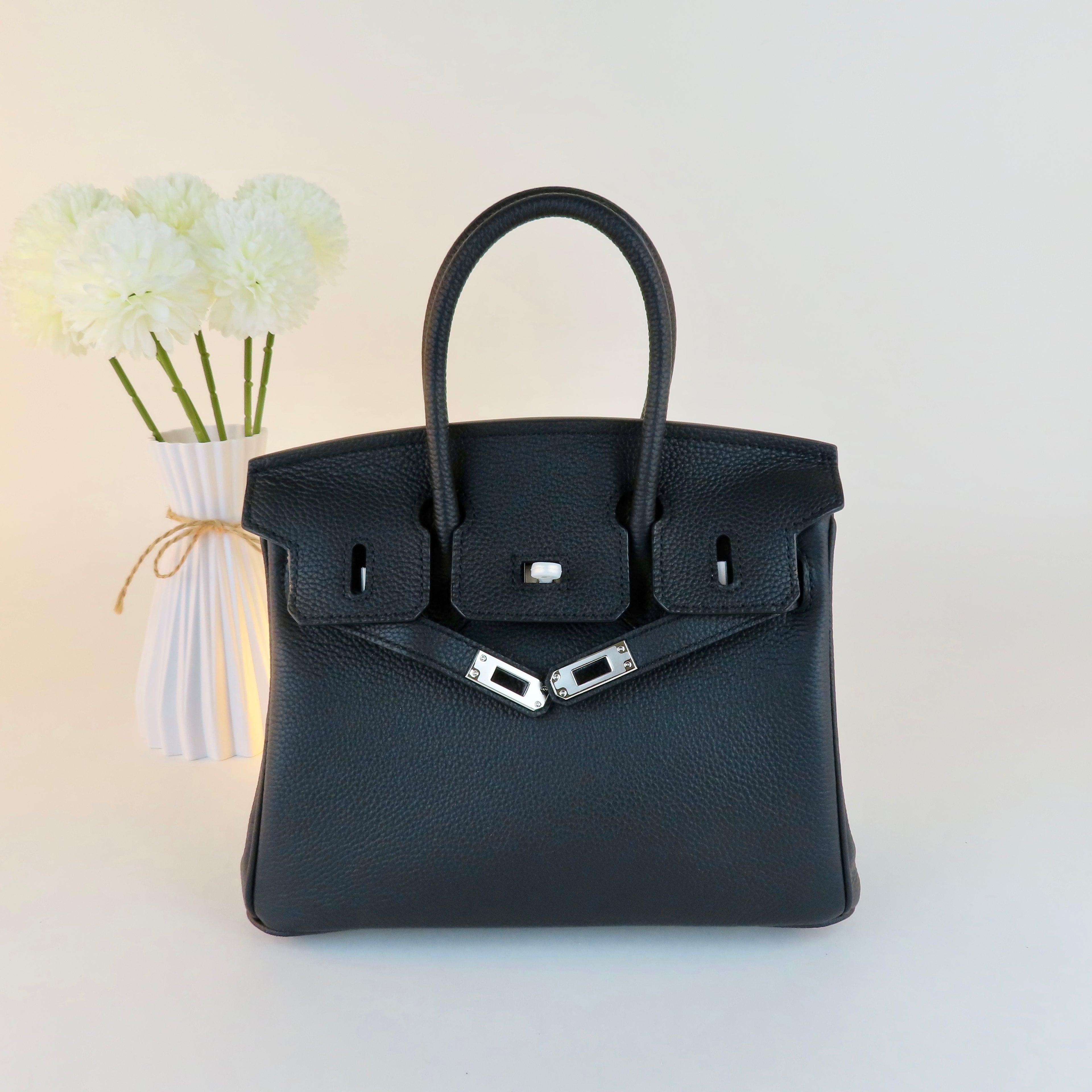 [BK-1] 20CM/25CM BRKN INSPIRED TOGO COWHIDE LEATHER HANDBAG