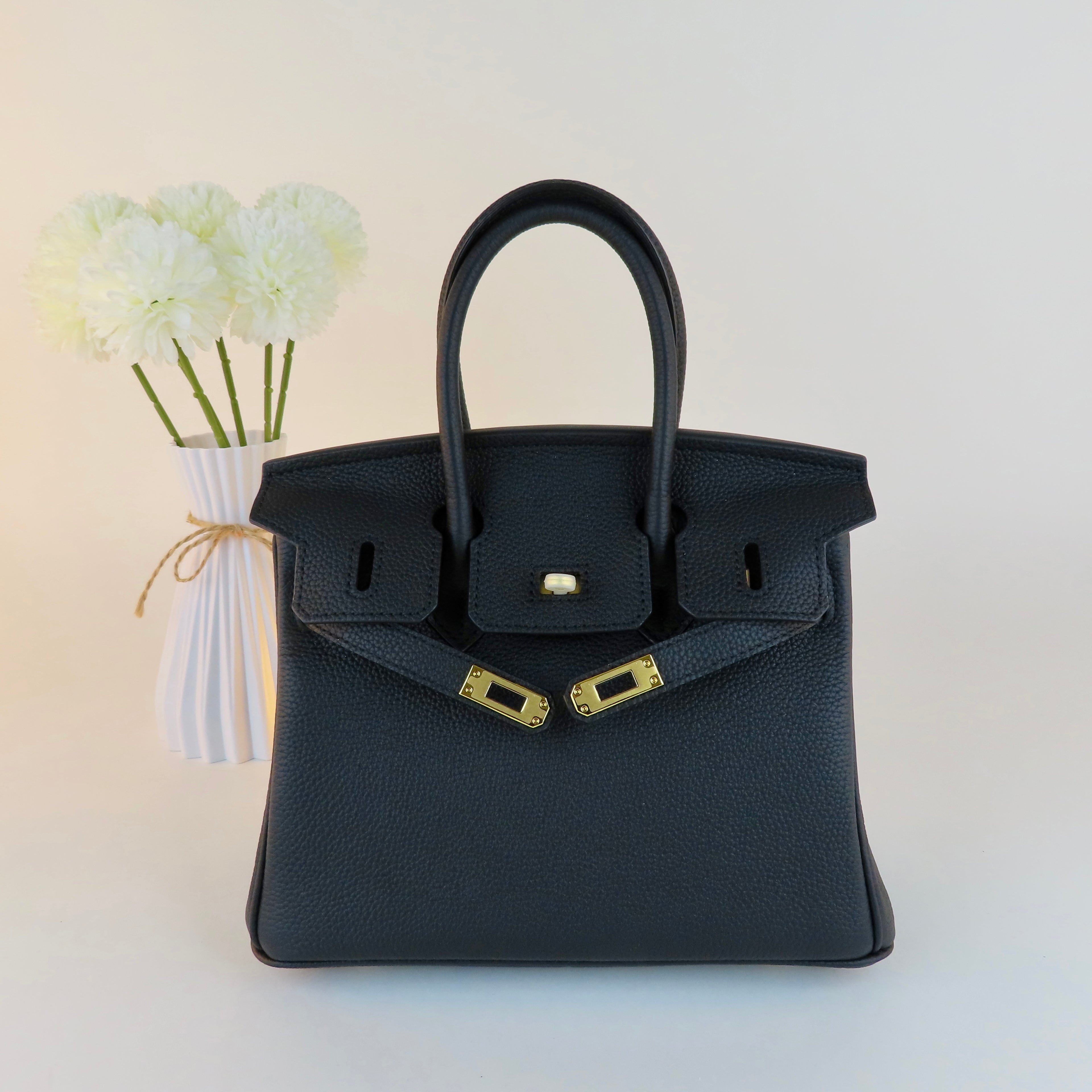 [BK-1] 20CM/25CM BRKN INSPIRED TOGO COWHIDE LEATHER HANDBAG