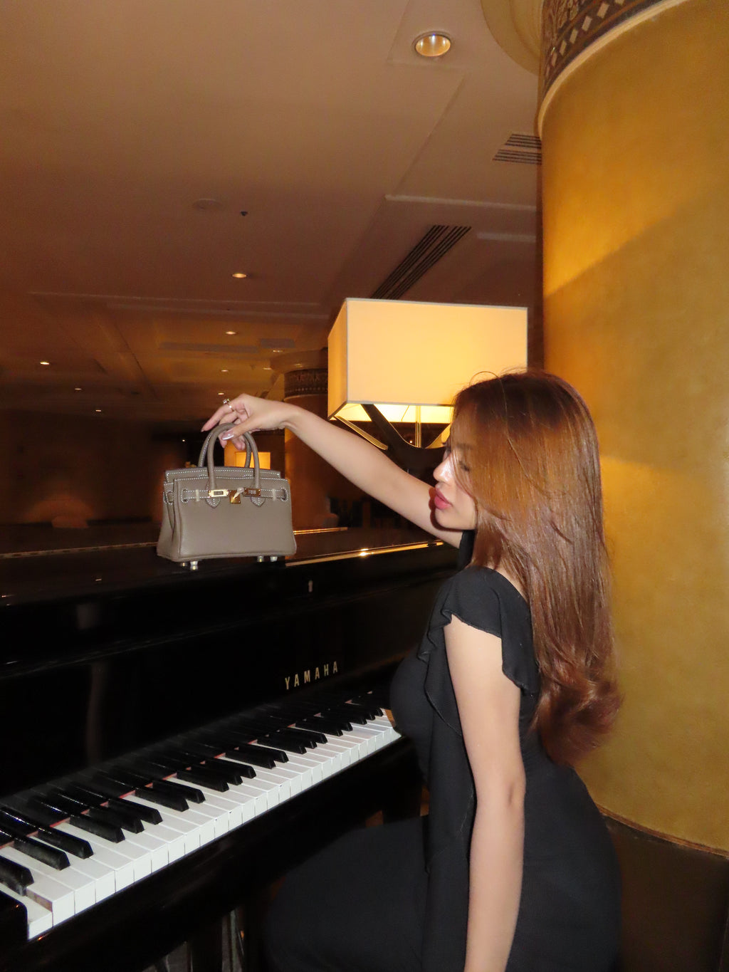 [BK-1] 20CM/25CM BRKN INSPIRED TOGO COWHIDE LEATHER HANDBAG