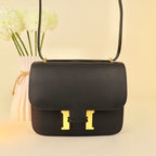 [CN-1] 19CM CONS INSPIRED CLASSIC REAL EPSOM COWHIDE LEATHER PALM PRINT/HIMALAYAN CROSSBODY HANDBAG