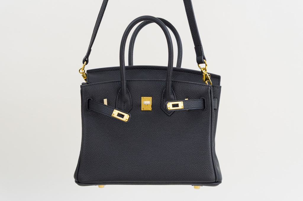 Saloria Birkin 30 in Black(Gold)