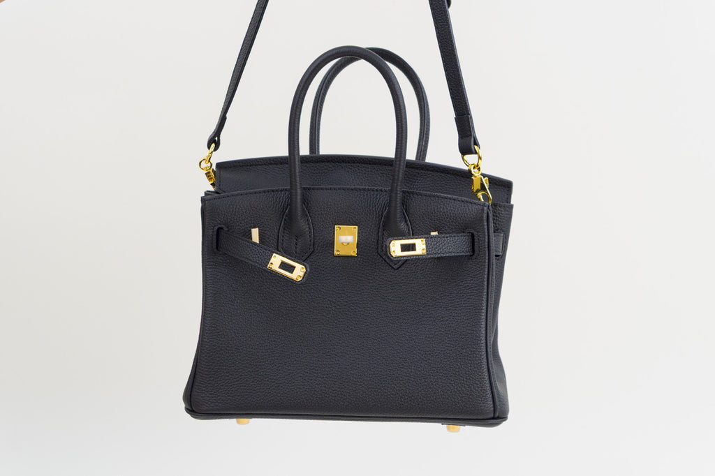 Saloria Birkin 30 in Black(Gold)
