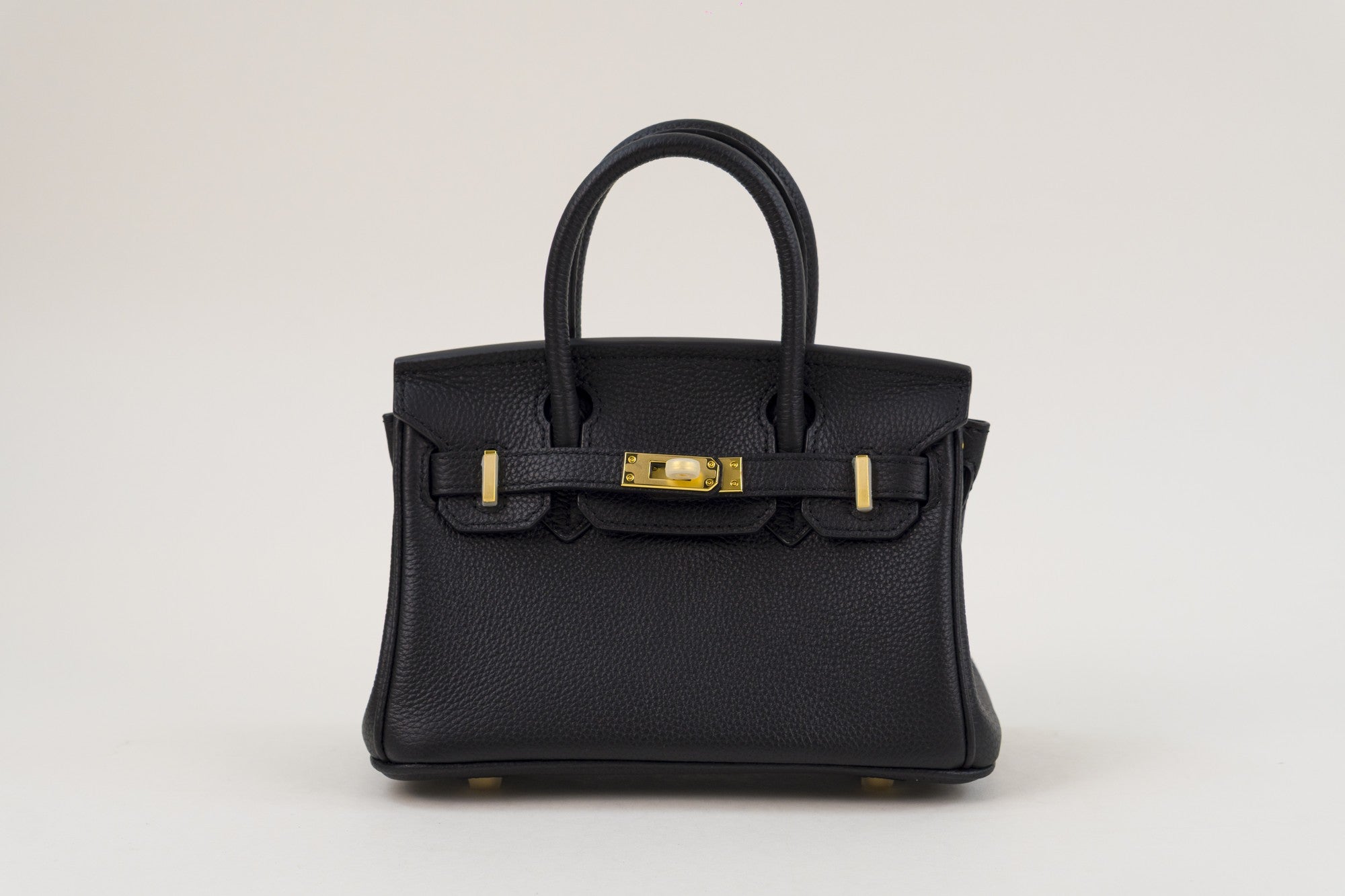 Saloria Birkin 30 in Black(Silver)