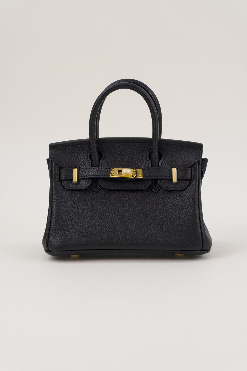 Saloria Birkin 30 in Black(Silver)