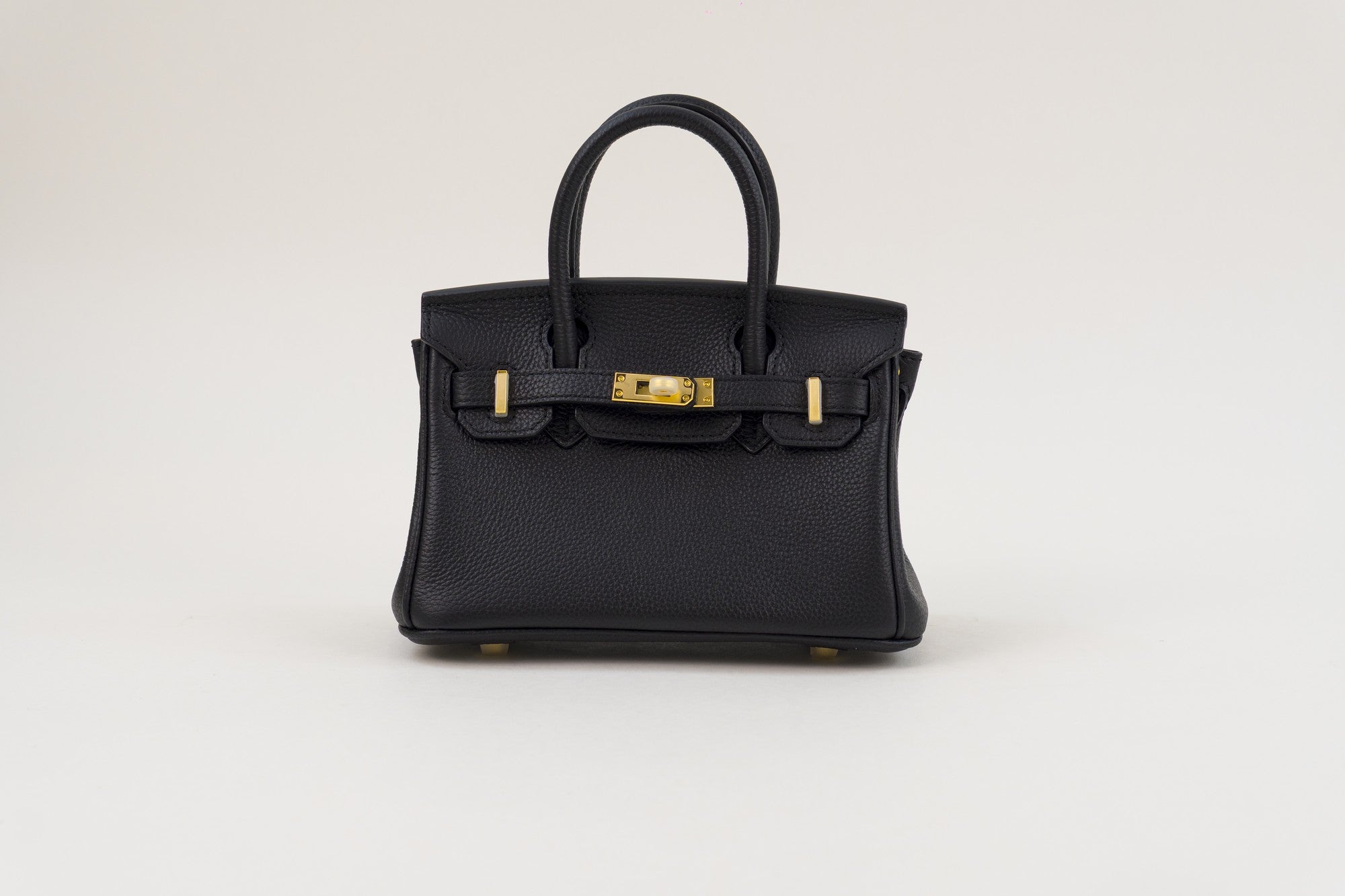 Saloria Birkin 30 in Black(Silver)