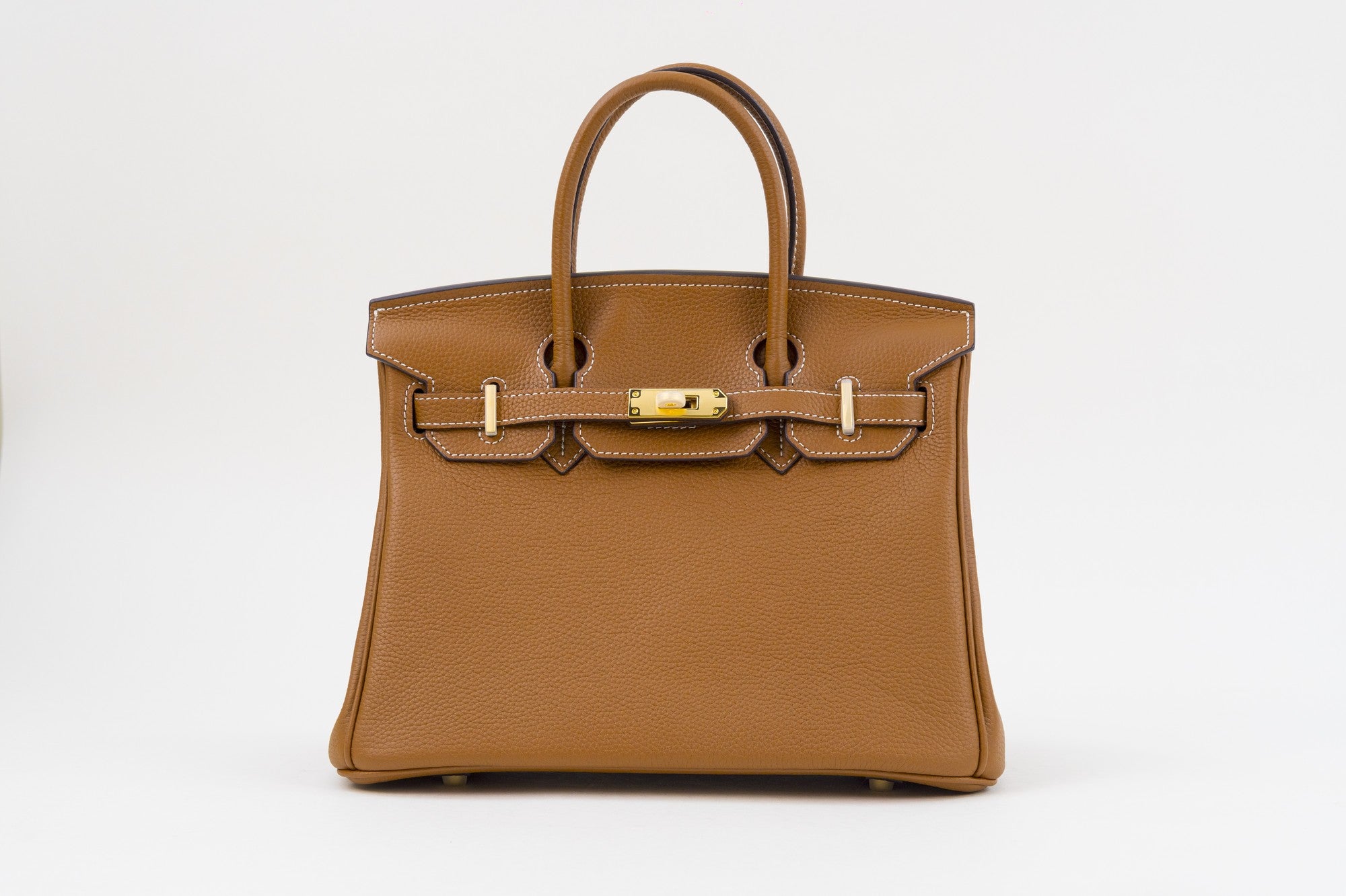 Saloria Birkin 30 in Coffee