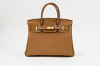 Saloria Birkin 30 in Coffee