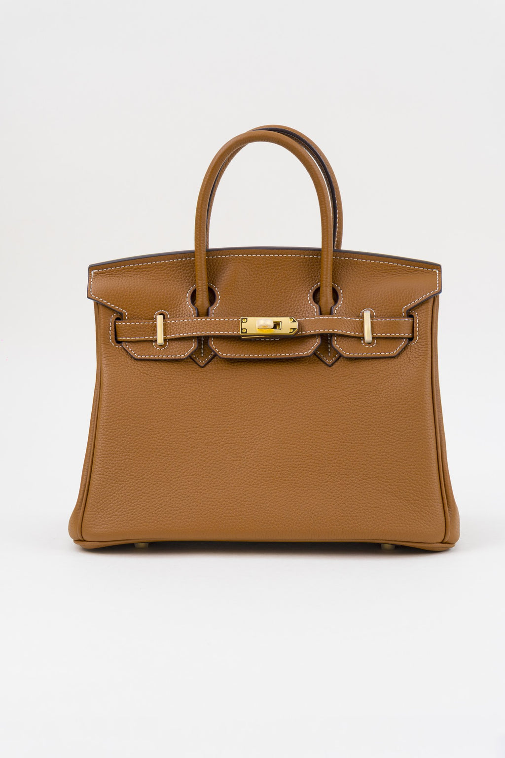 Saloria Birkin 30 in Coffee