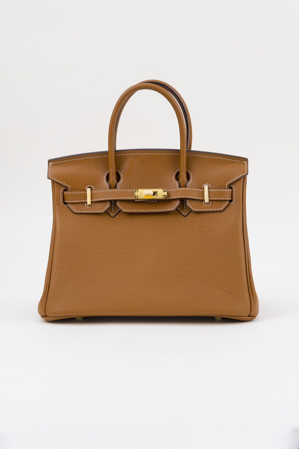 Saloria Birkin 30 in Coffee