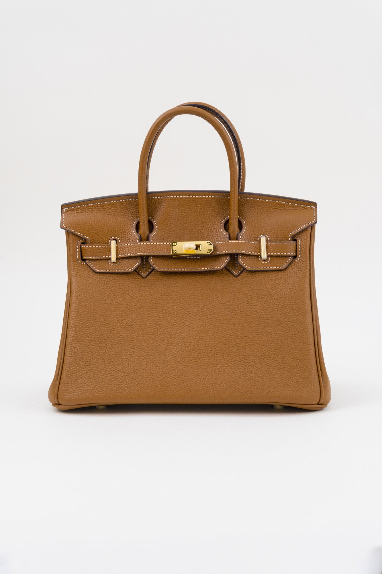Saloria Birkin 30 in Coffee