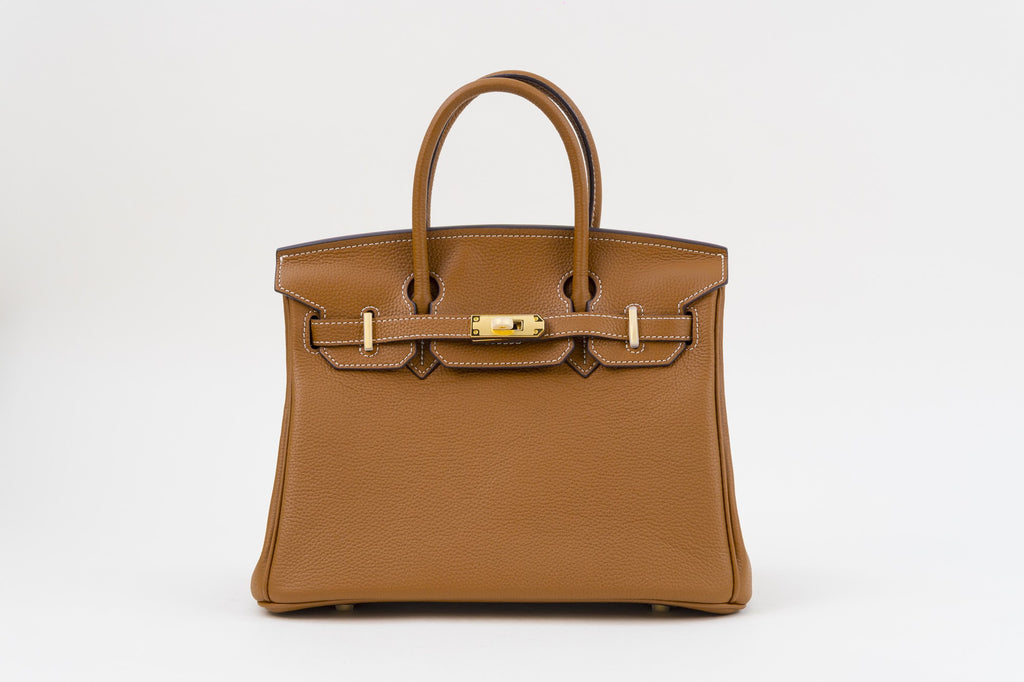 Saloria Birkin 30 in Coffee