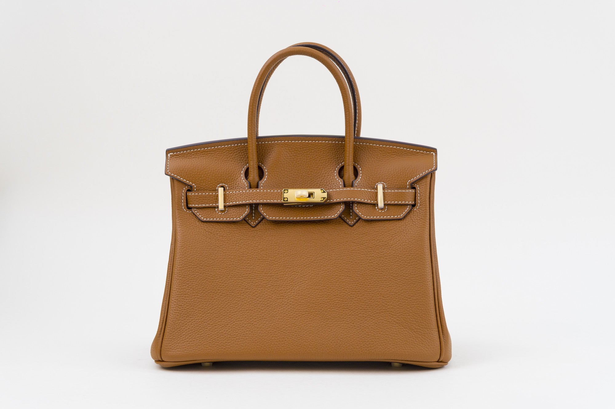 Saloria Birkin 30 in Coffee