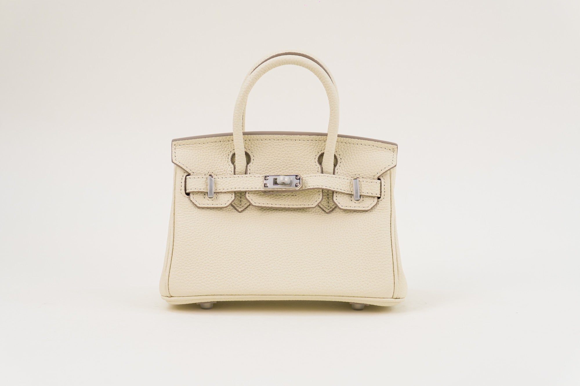 Saloria Birkin 30 in White(Gold)