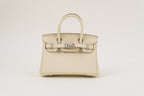 Saloria Birkin 30 in White(Gold)