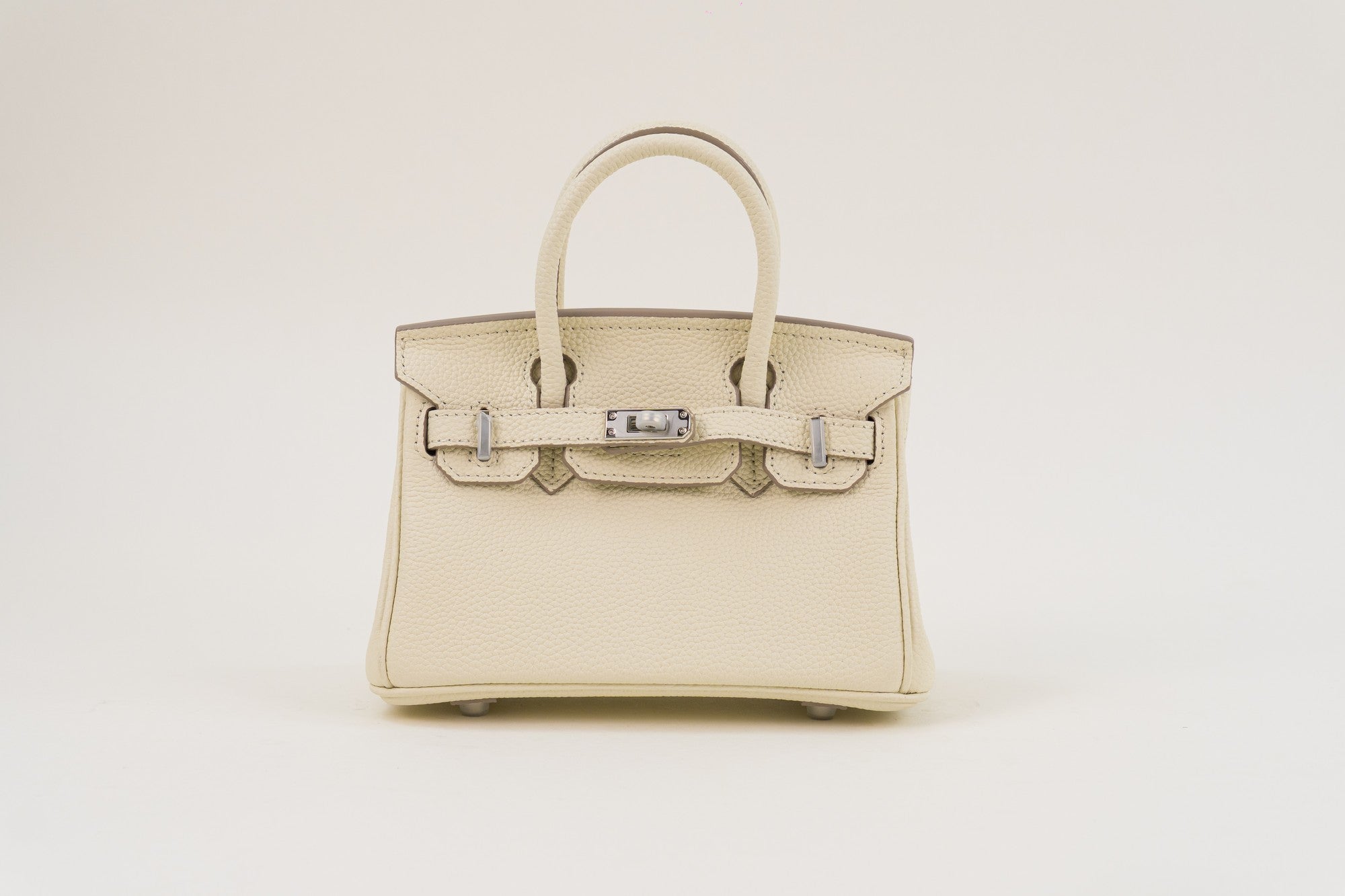 Saloria Birkin 30 in White(Gold)