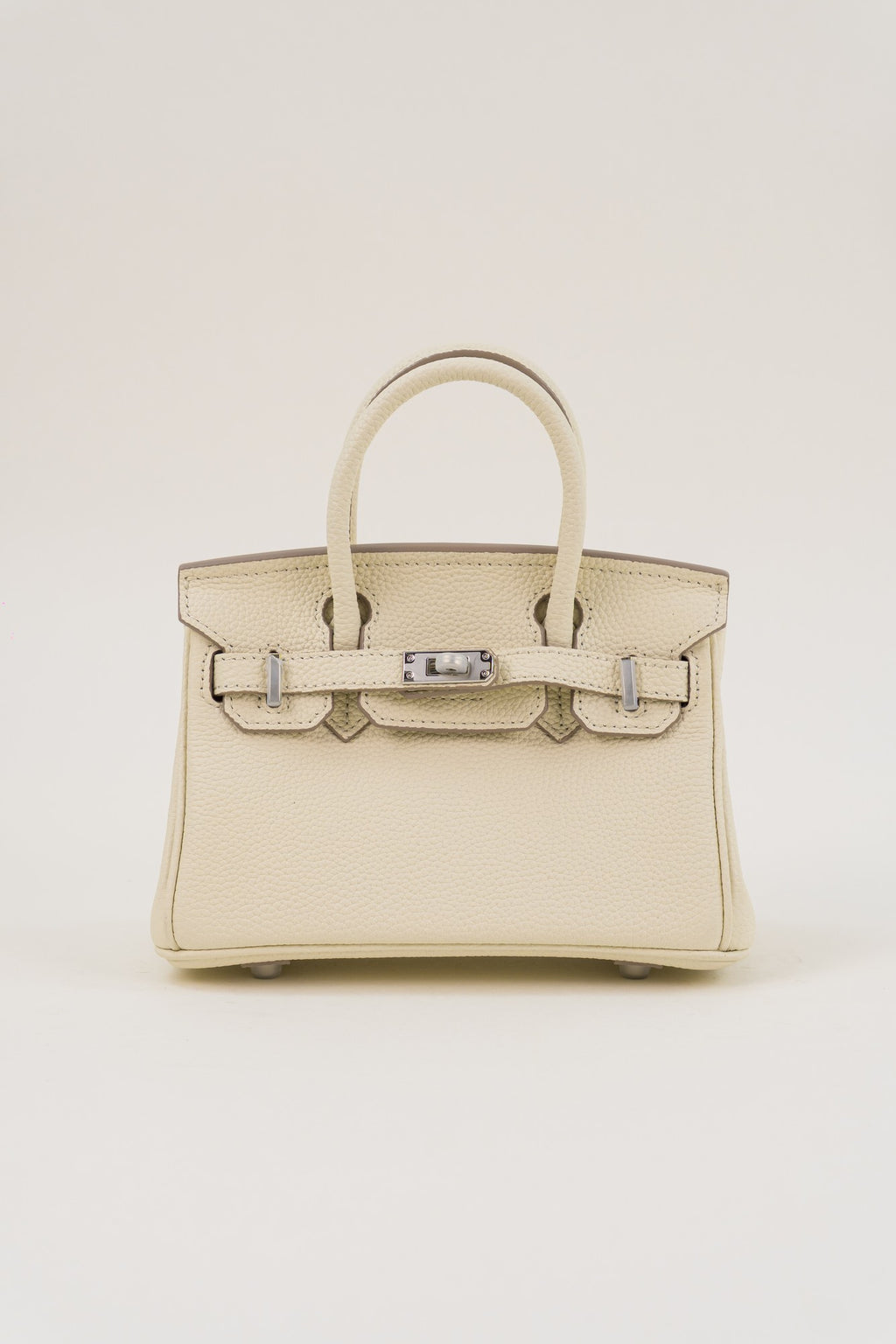 Saloria Birkin 30 in White(Gold)