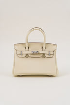 Saloria Birkin 30 in White(Gold)