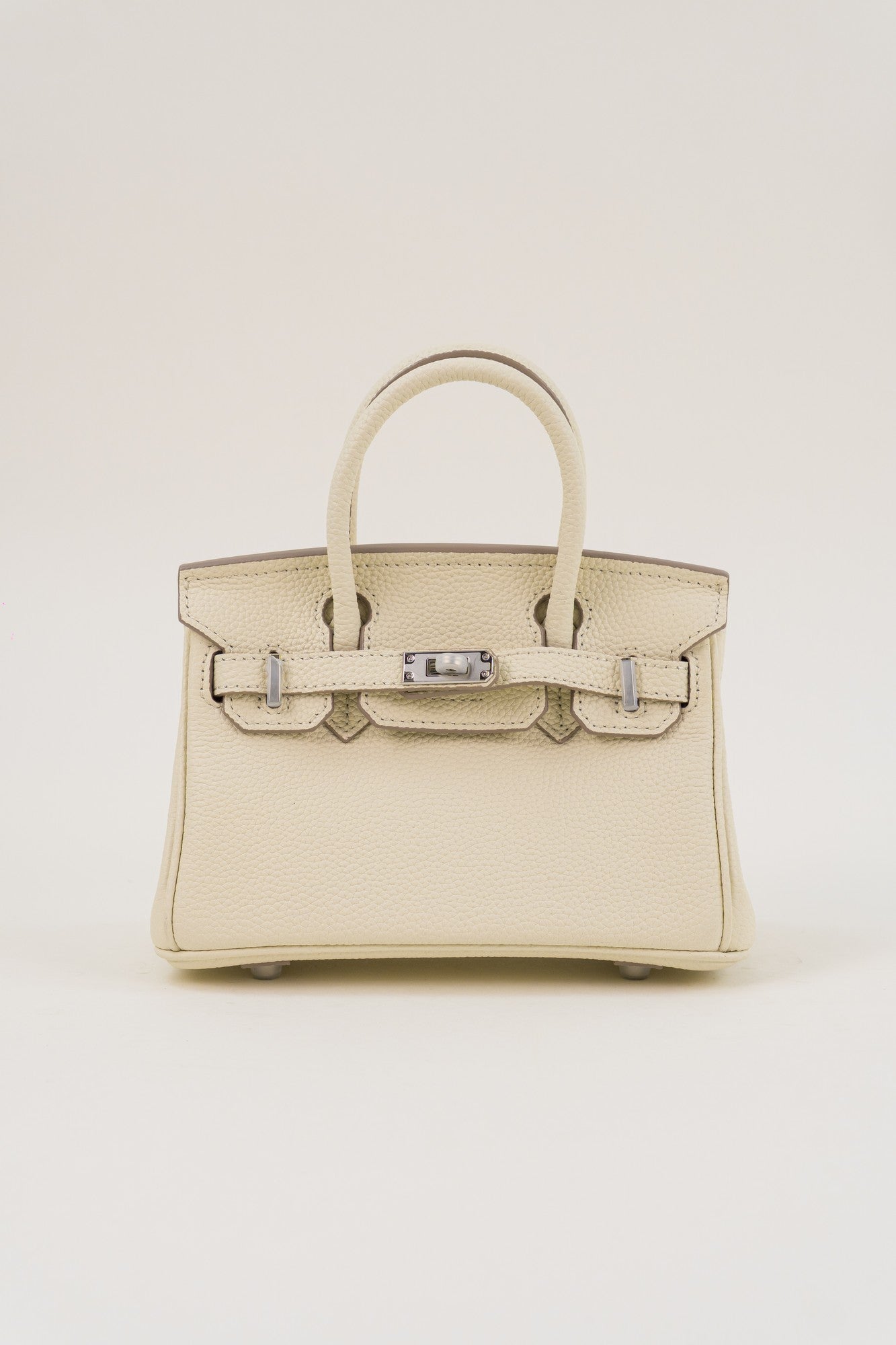 Saloria Birkin 30 in White(Gold)