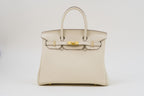 Saloria Birkin 30 in White(Silver