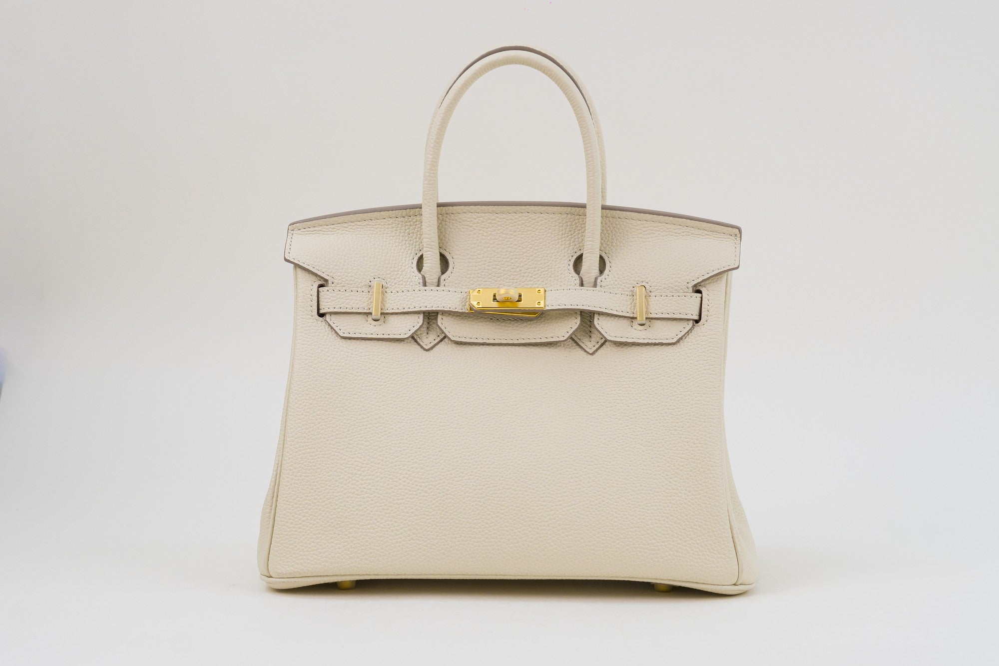 Saloria Birkin 30 in White(Silver
