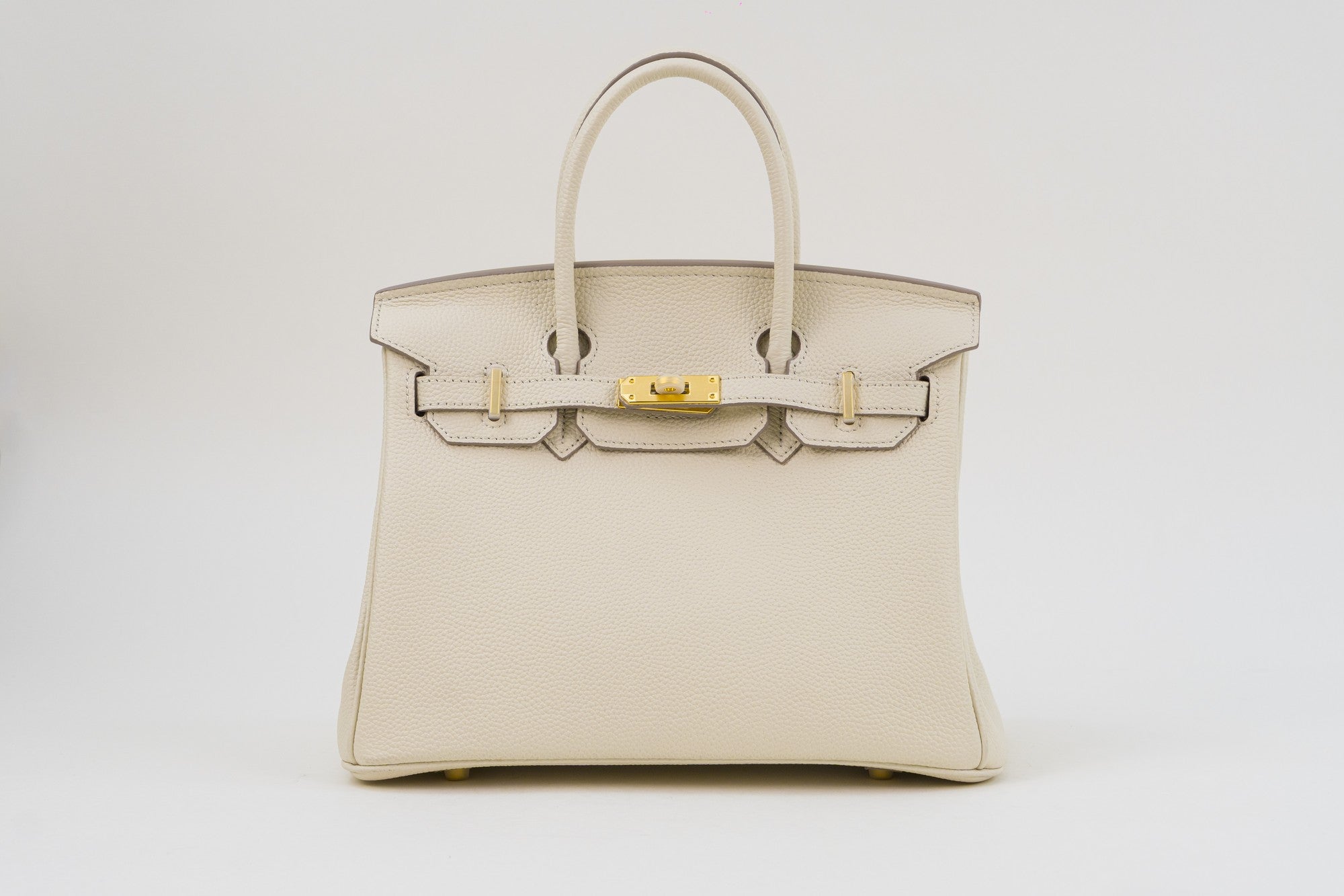Saloria Birkin 30 in White(Silver