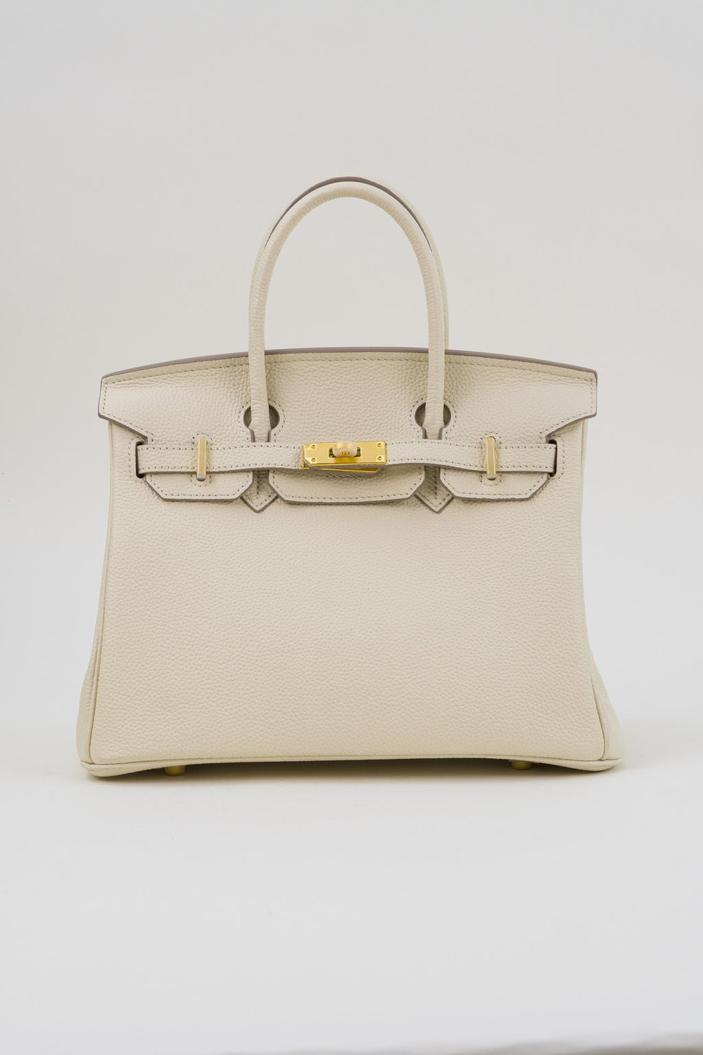 Saloria Birkin 30 in White(Silver