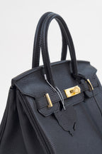 Saloria Birkin 35 in Black(Gold)