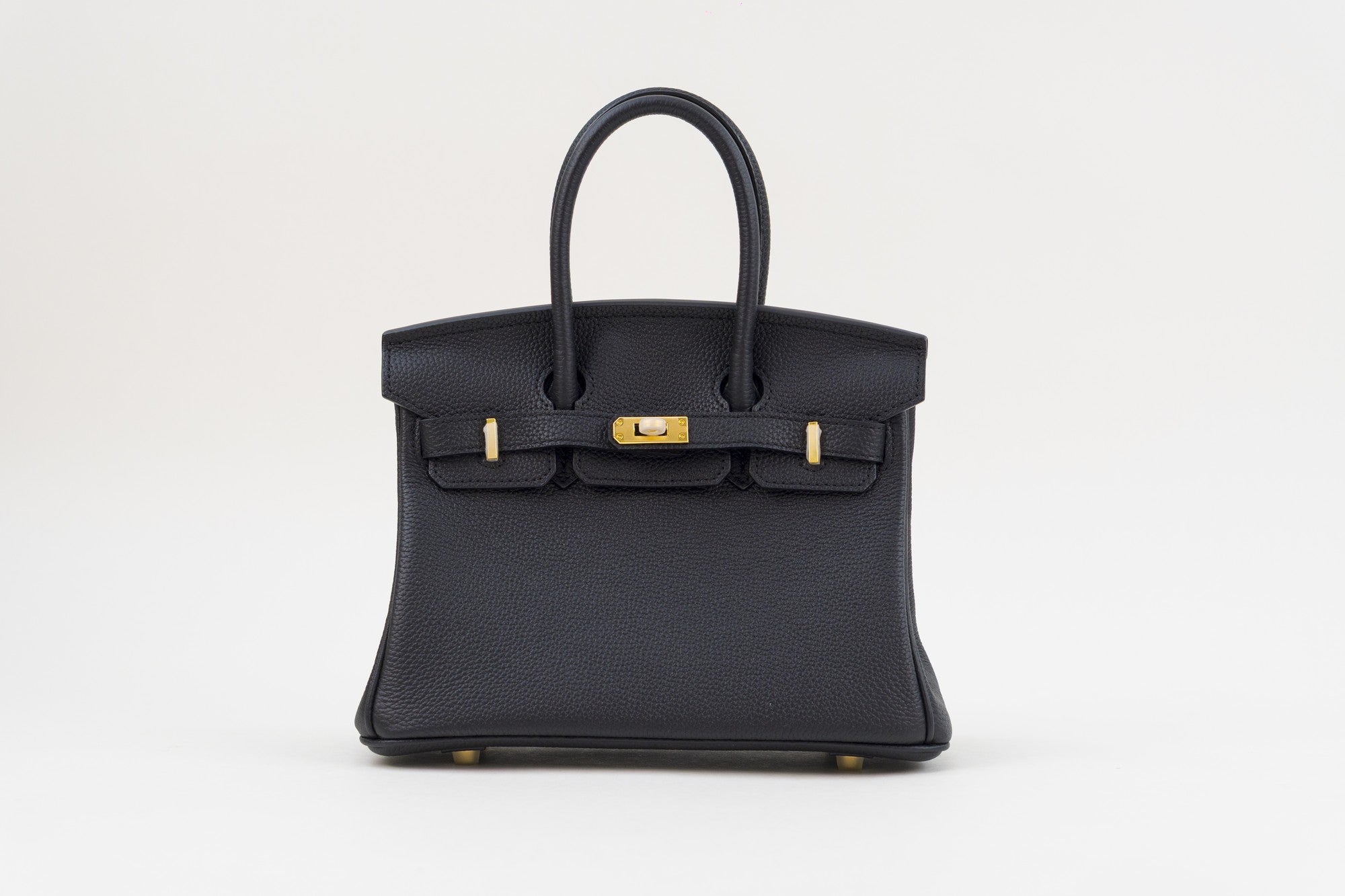 Saloria Birkin 35 in Black(Silver)