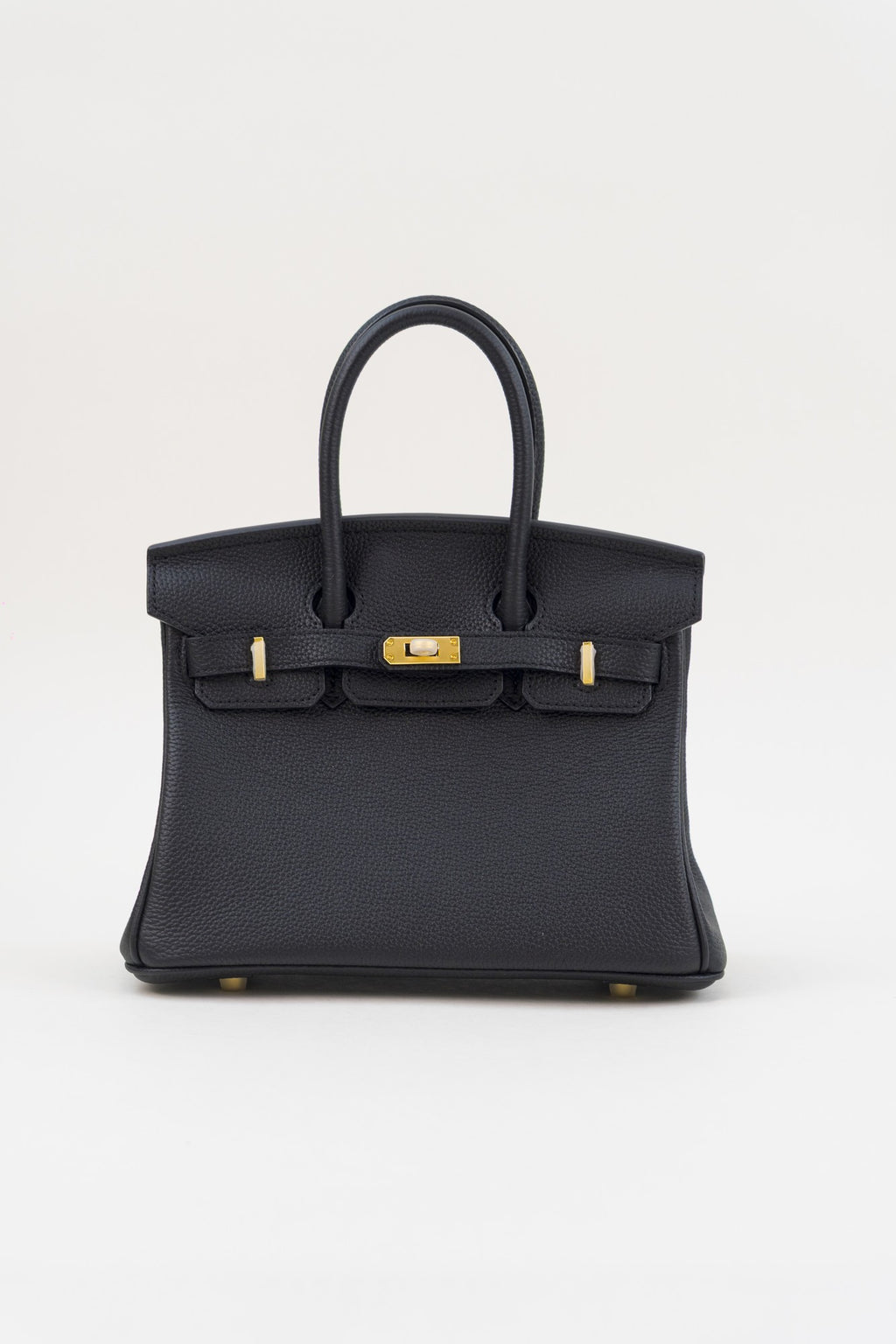 Saloria Birkin 35 in Black(Silver)