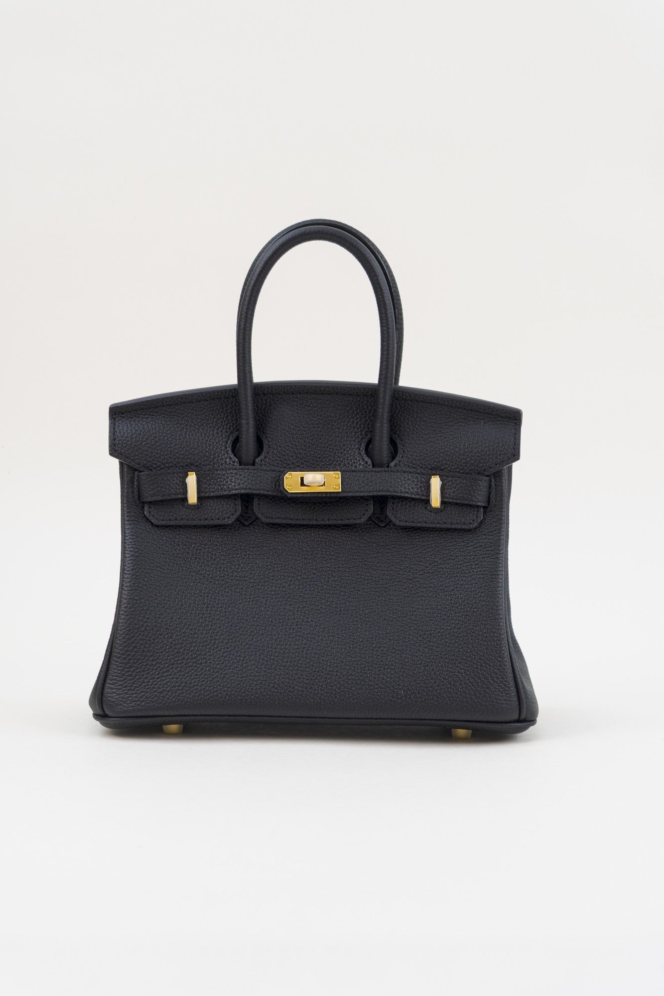 Saloria Birkin 35 in Black(Silver)