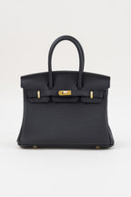 Saloria Birkin 35 in Black(Silver)