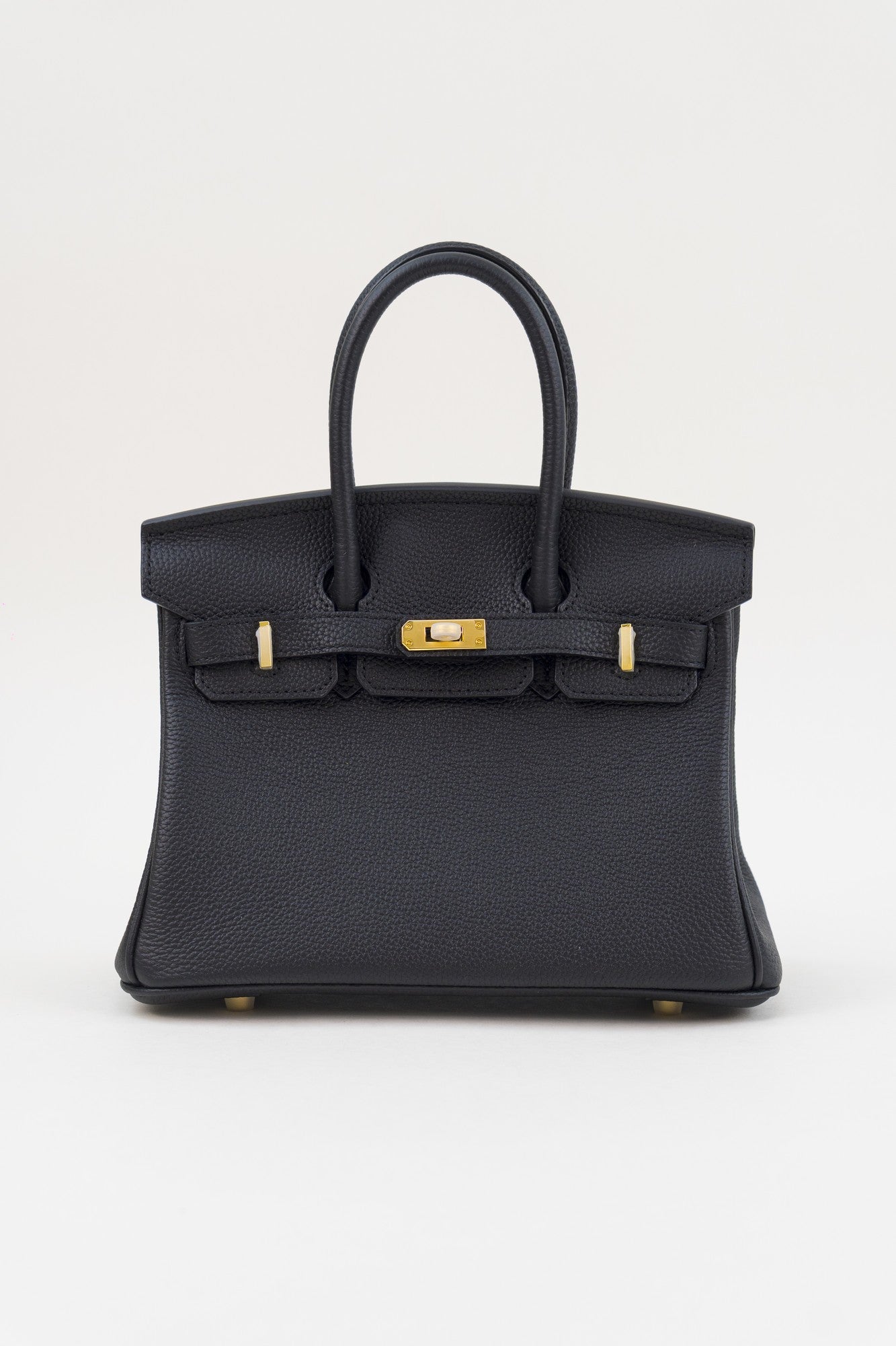Saloria Birkin 35 in Black(Silver)