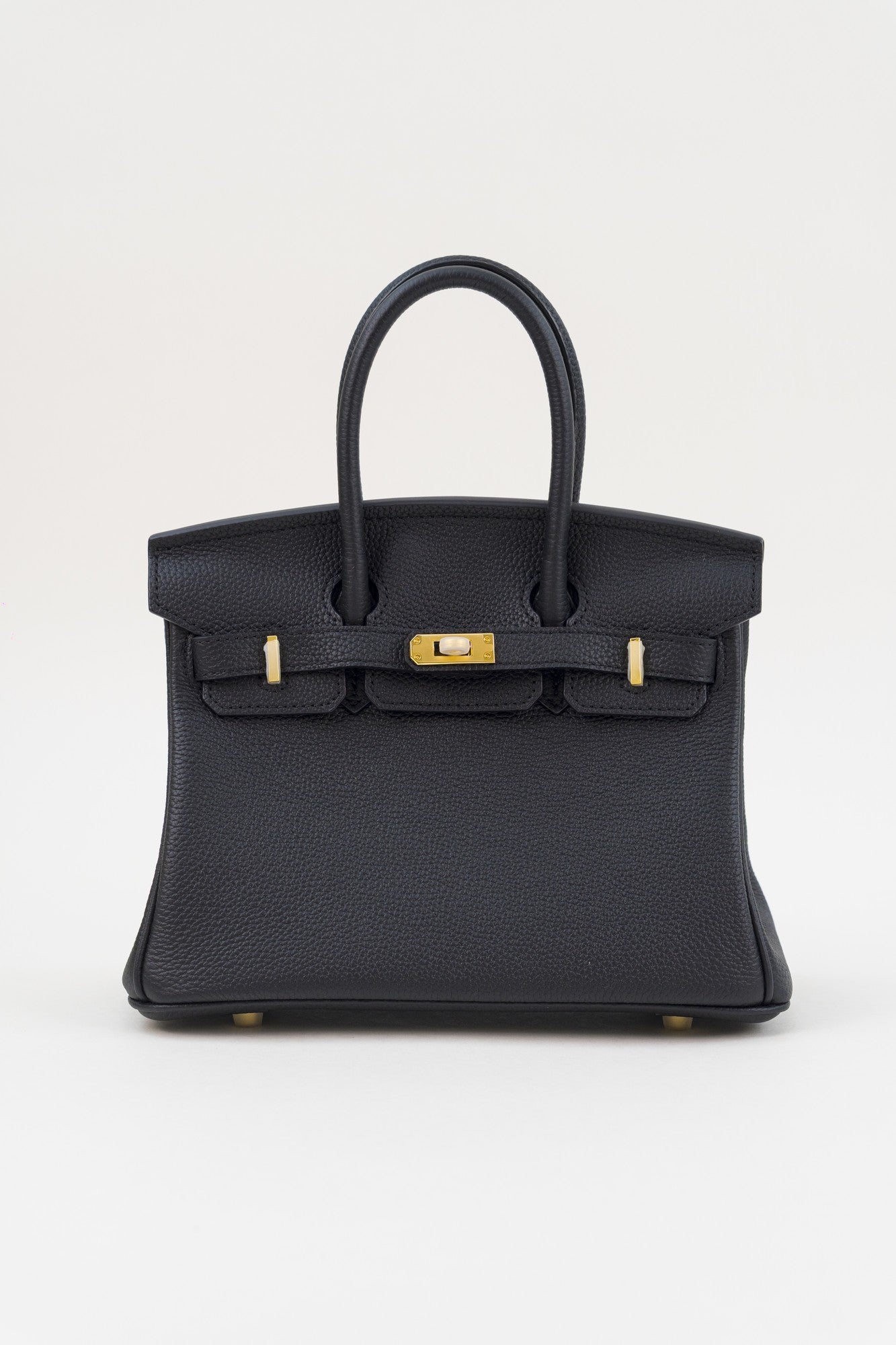Saloria Birkin 35 in Black(Silver)