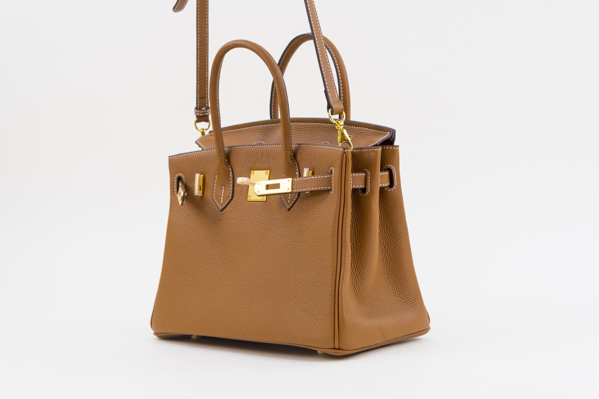Saloria Birkin 35 in Brown