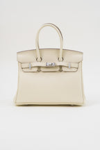Saloria Birkin 35 in White