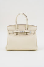 Saloria Birkin 35 in White
